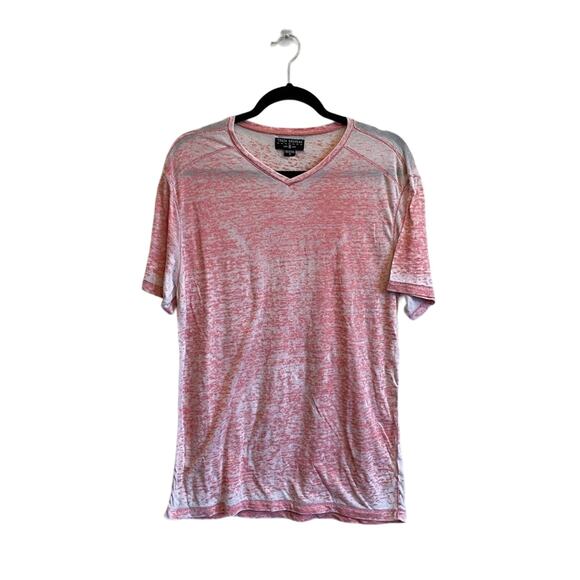 Trash Nouveau M short sleeve t-shirt sheer pink white gradient faded pastel - Picture 1 of 7